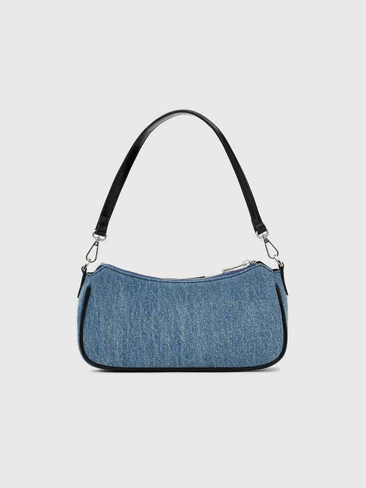 Bella Denim Shoulder Bag - Image 3