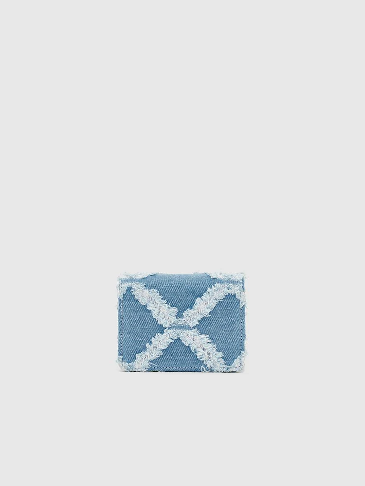 Camilla Denim Mini Bag - Image 4