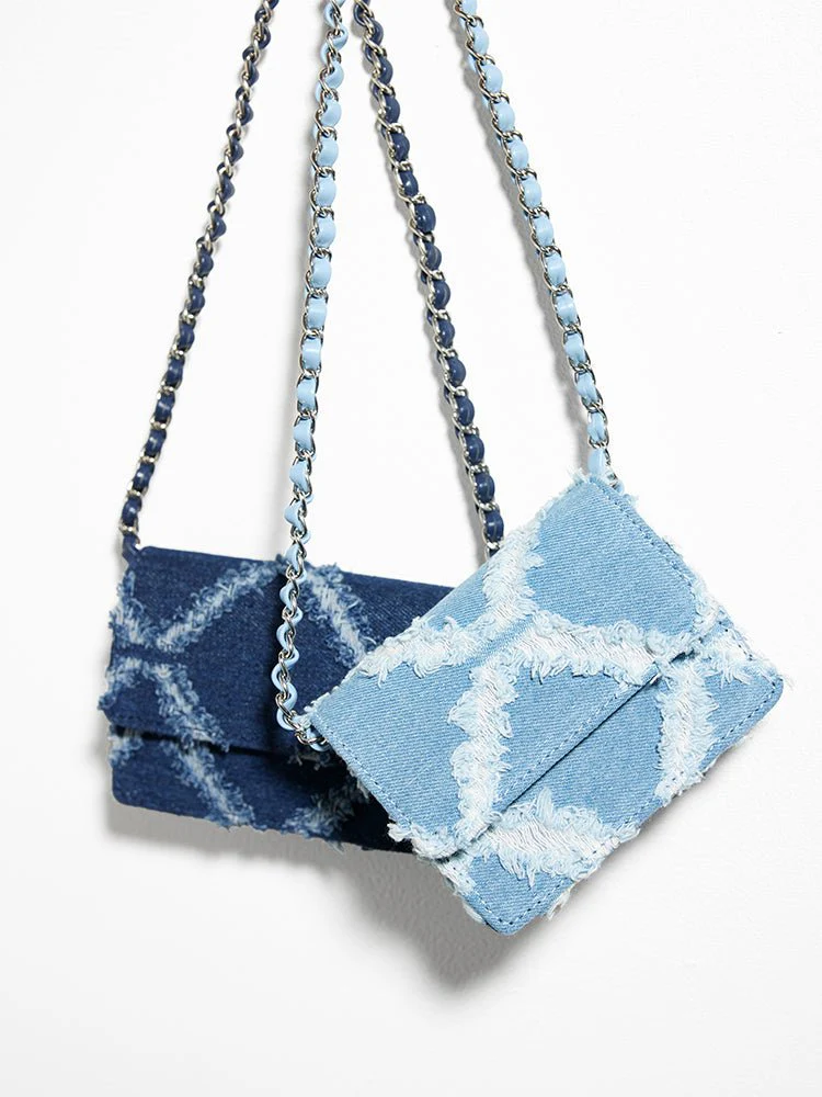 Camilla Denim Mini Bag - Image 6
