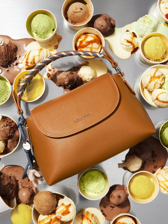 Chocolate Satchel Bag - Image 8