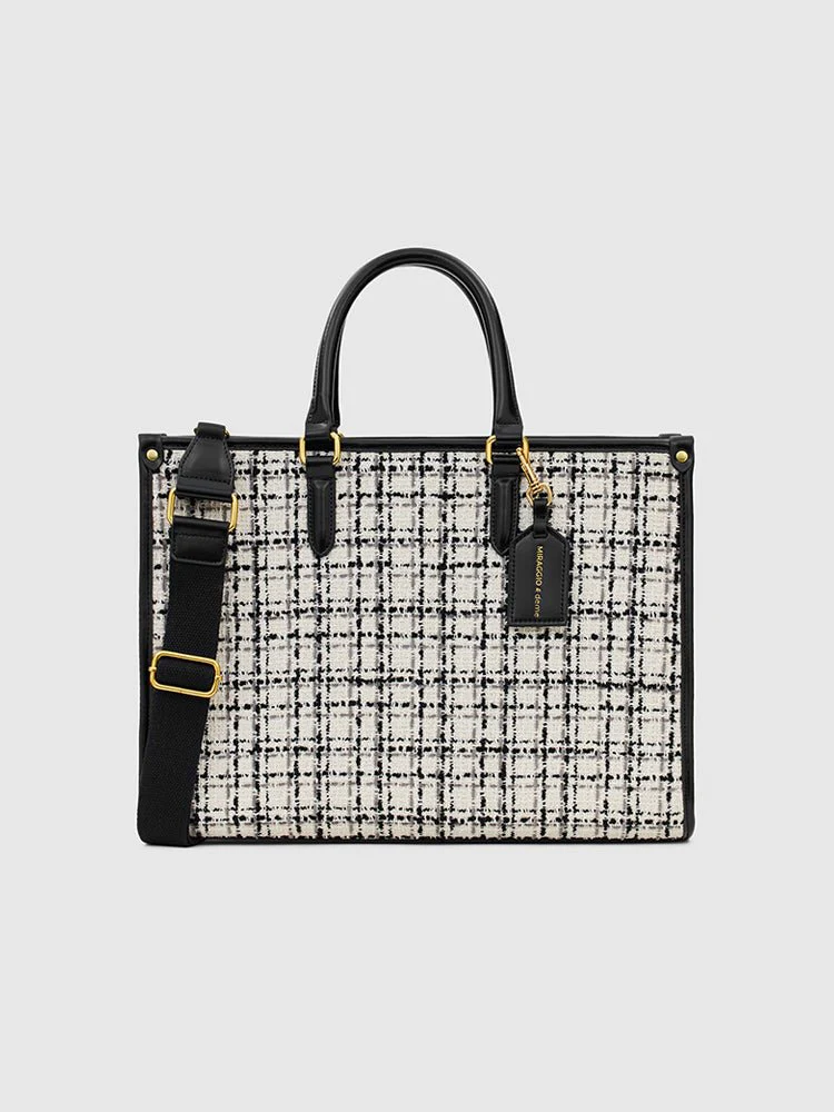 Denice Tweed Tote Bag - Image 5