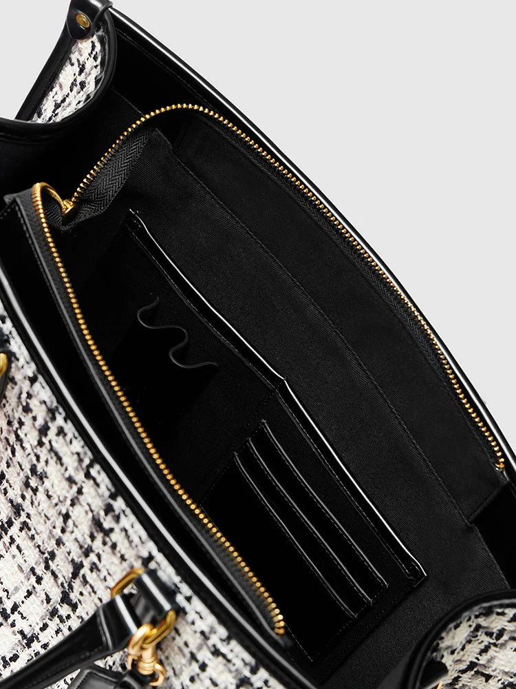 Denice Tweed Tote Bag - Image 6