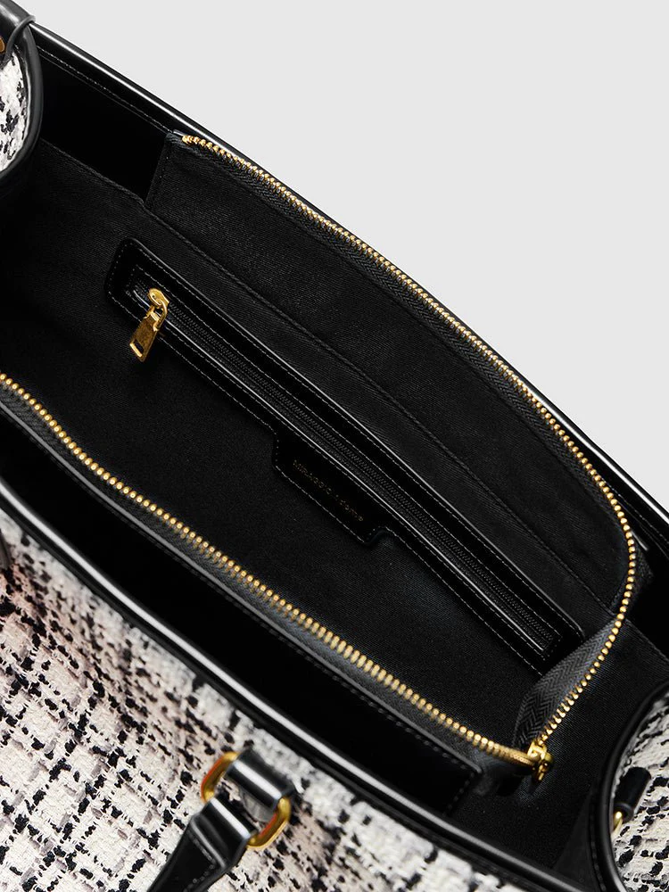 Denice Tweed Tote Bag - Image 7