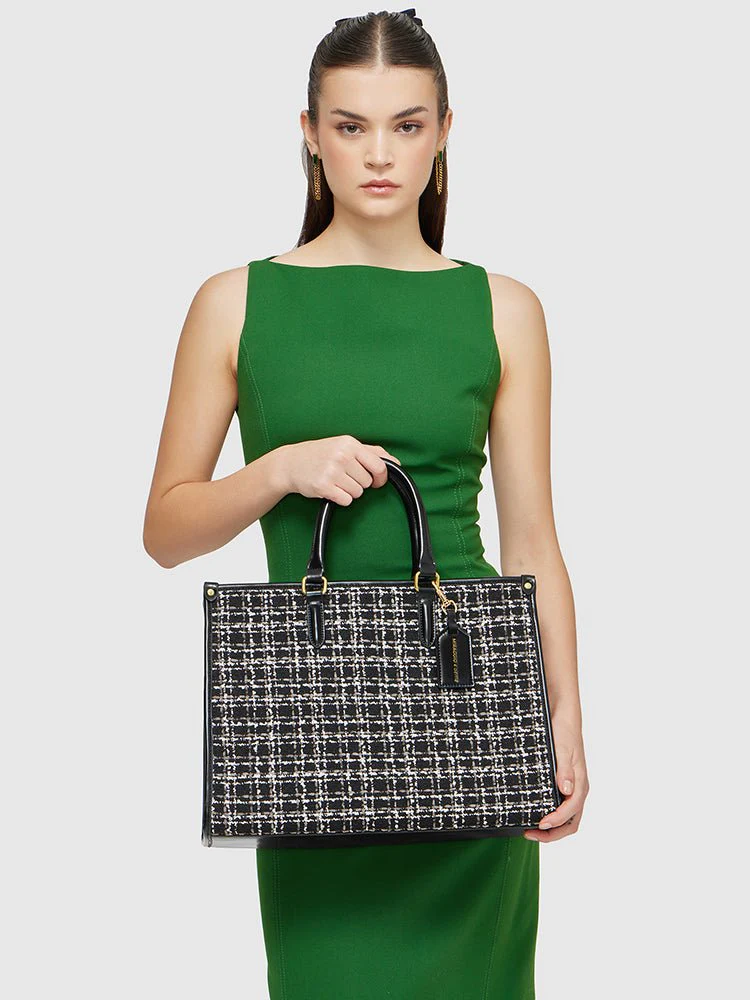 Denice Tweed Tote Bag - Image 10