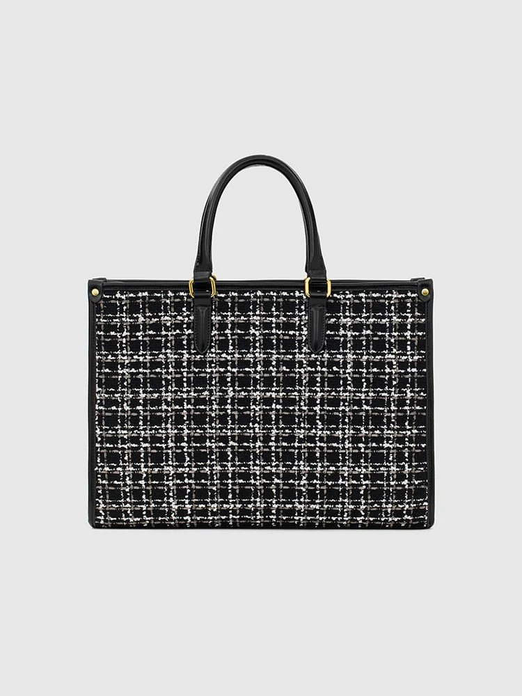 Denice Tweed Tote Bag - Image 3