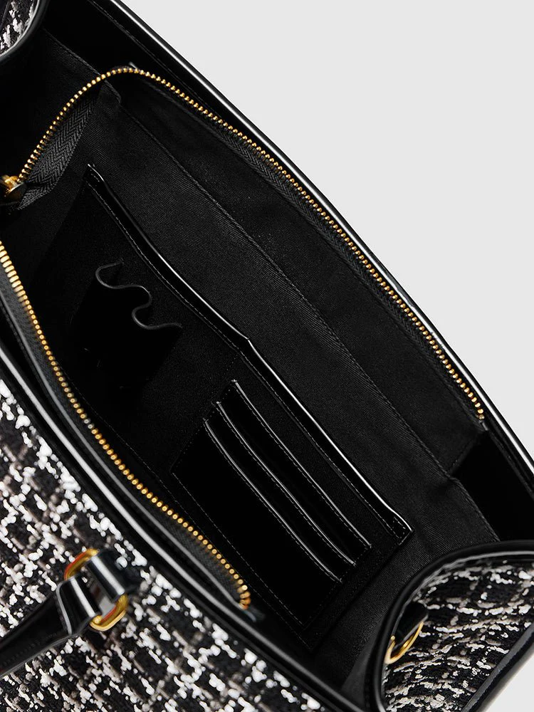 Denice Tweed Tote Bag - Image 5