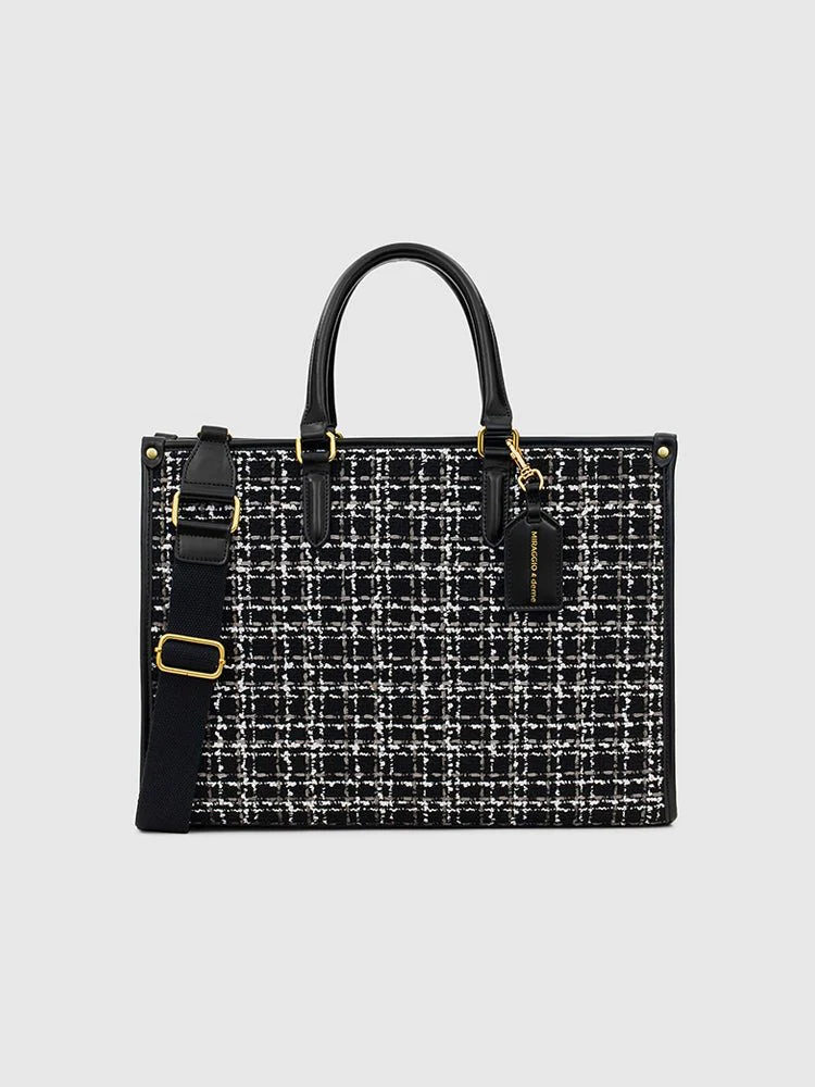 Denice Tweed Tote Bag - Image 7