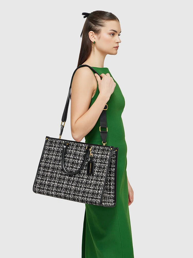 Denice Tweed Tote Bag - Image 9