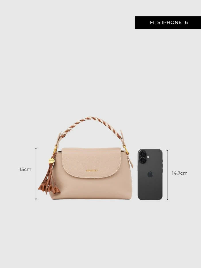 Hazelnut Satchel Bag - Image 4