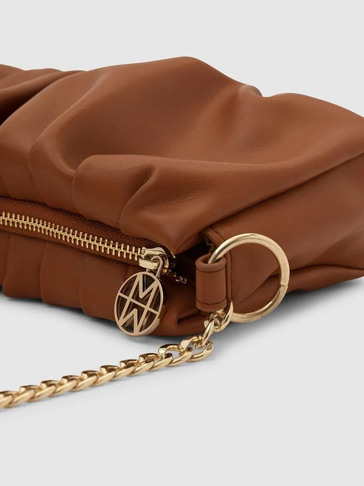 Irene Soft Gathered Shoulder Bag - Image 5
